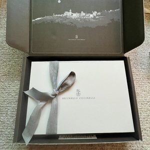 Brunello Cucinelli Storage Gift Box with Wrapping Tissue, Envelope